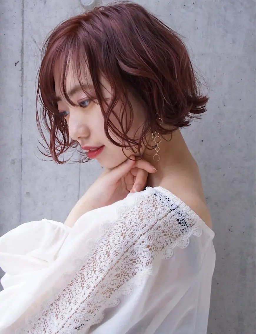 ショート カラー 透明感カラー ダブルカラー ハイライトカラー イルミナカラー インナーカラー カット ヘアカラー トリートメント misa🫧ナチュラ ル縮毛矯正/髪質改善のヘアスタイル