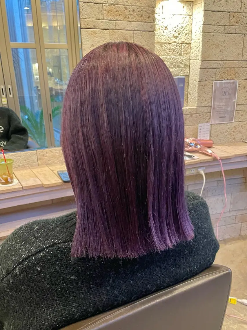 ミディアム ヘアカラー トリートメント 木村 一葵のヘアスタイル