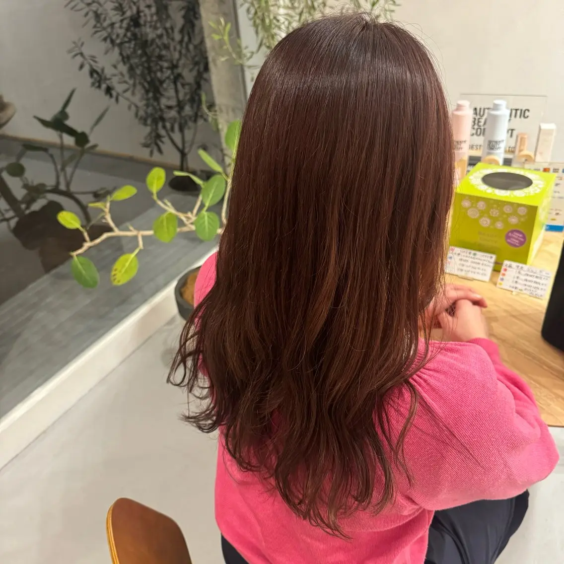 ミディアム カラー c& ちはるのヘアスタイル