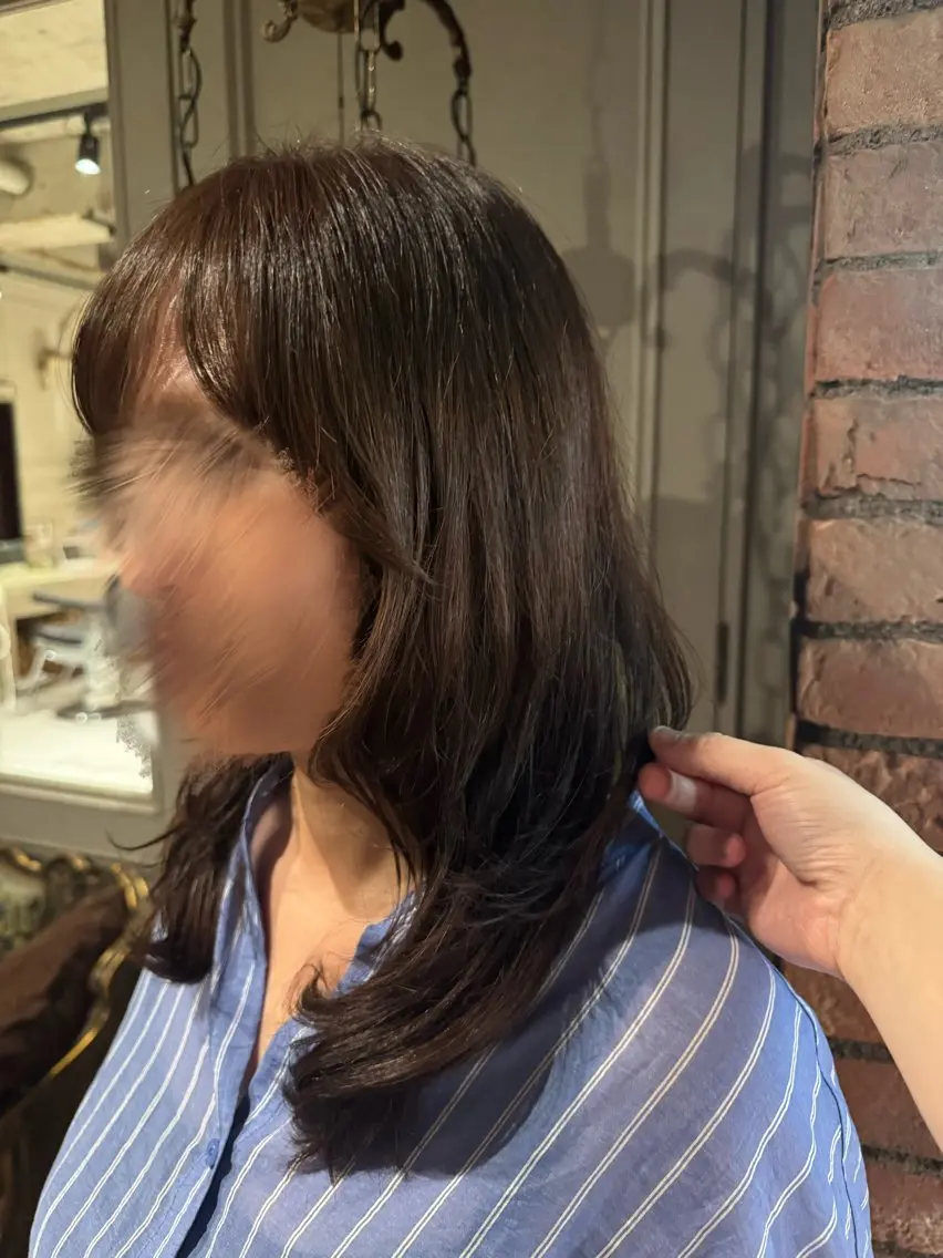 ミディアム SAYA NEWTONのヘアスタイル