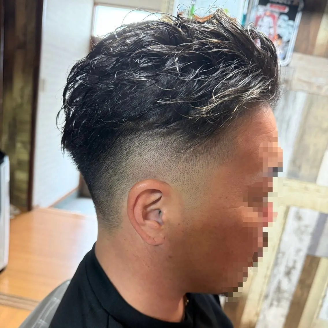 ショート パーマ メンズ メンズパーマ カット パーマ メンズ特化型/永井 友貴のヘアスタイル
