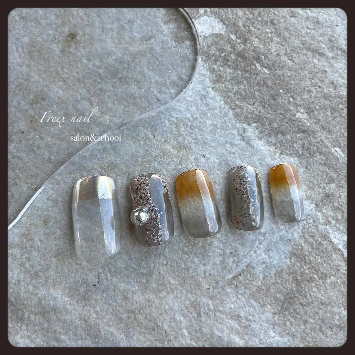 ネイル ハンドネイル ハンドケア freex nail /ニュアンス/個性派のネイルデザイン
