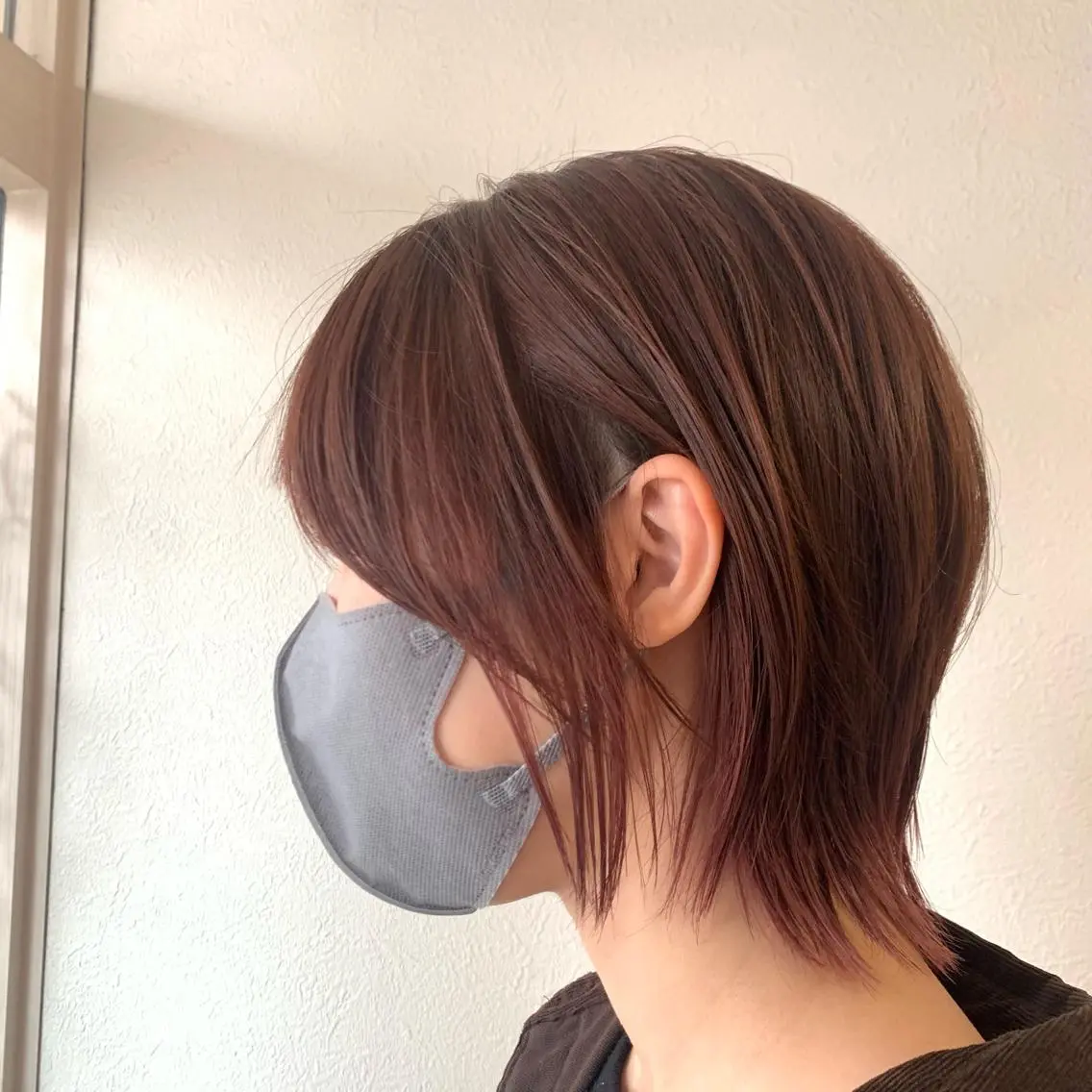ショート カット トリートメント ハッシュ・ウルフ🐺 小顔レイヤー松山直史のヘアスタイル