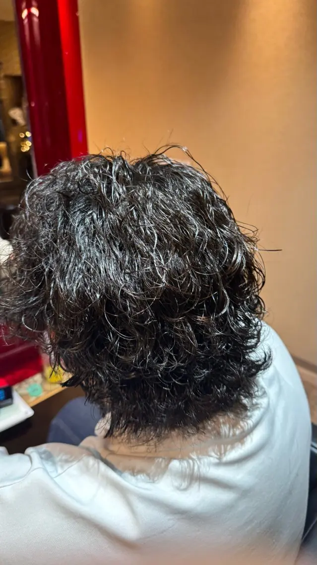 パーマ メンズ 水相 智貴のヘアスタイル