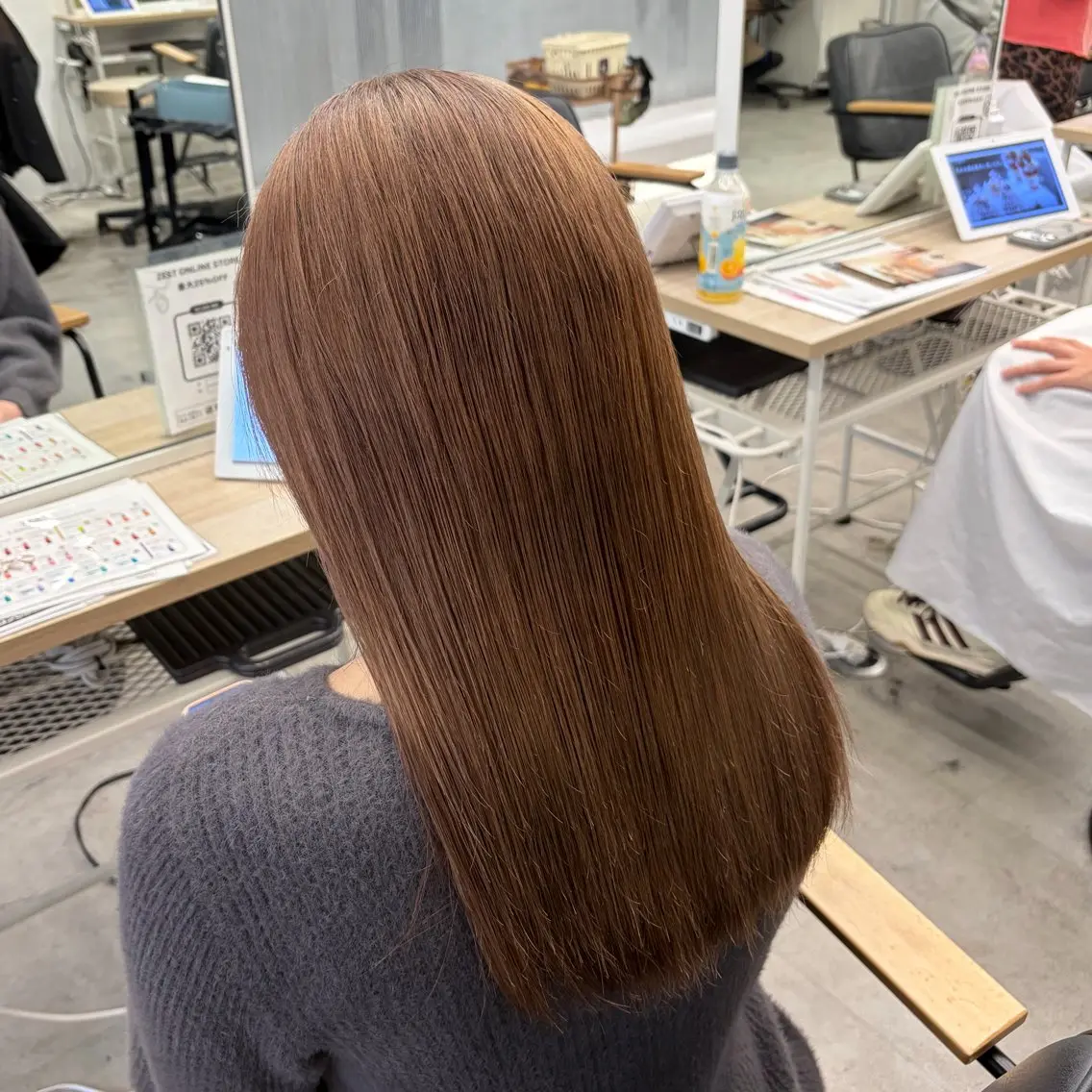 ロング カラー ヘアカラー ななみ.⋆𝜗𝜚 透明感カラー/まつパのヘアスタイル