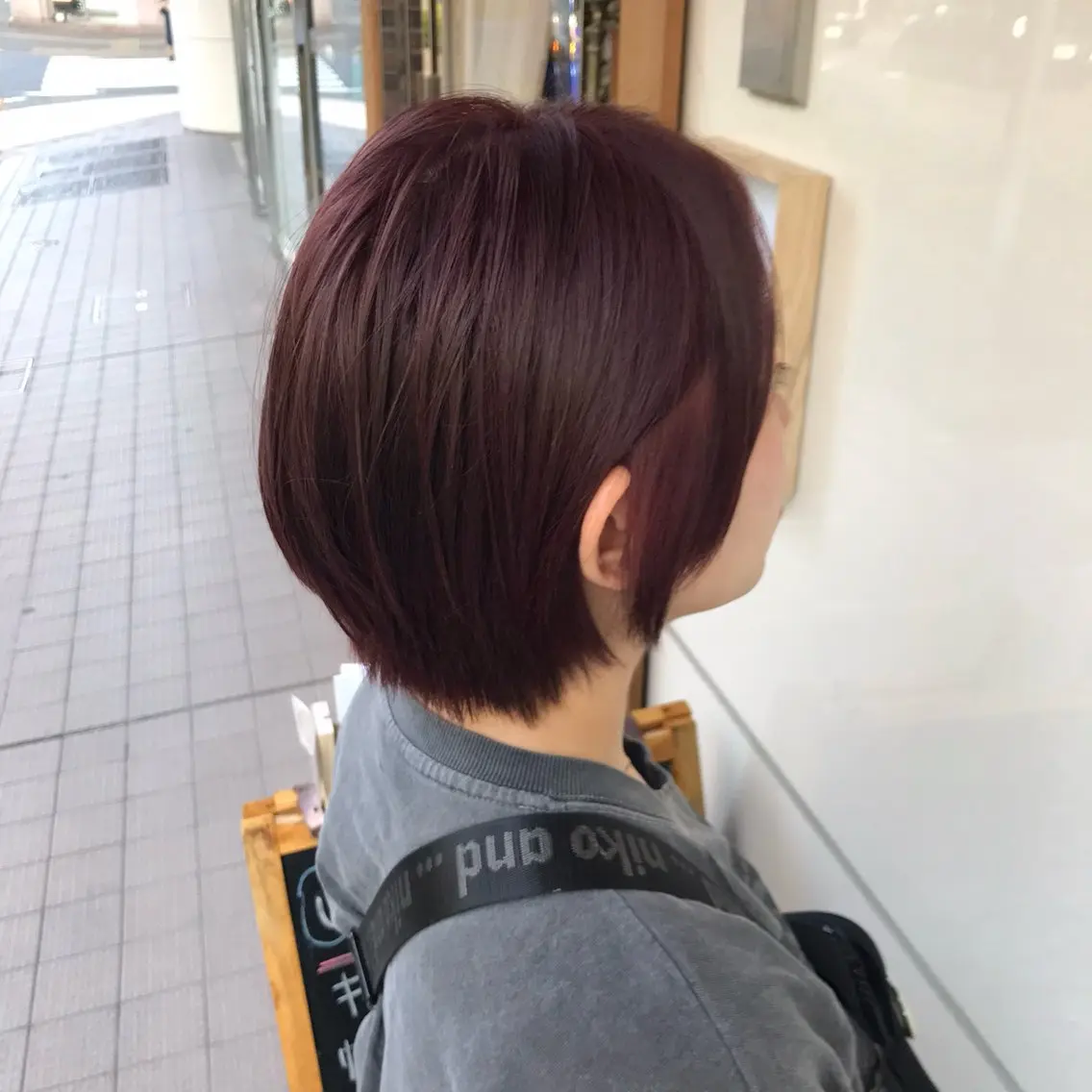 ショート カラー ヘアアレンジ WE BE PARSLEY3のヘアスタイル