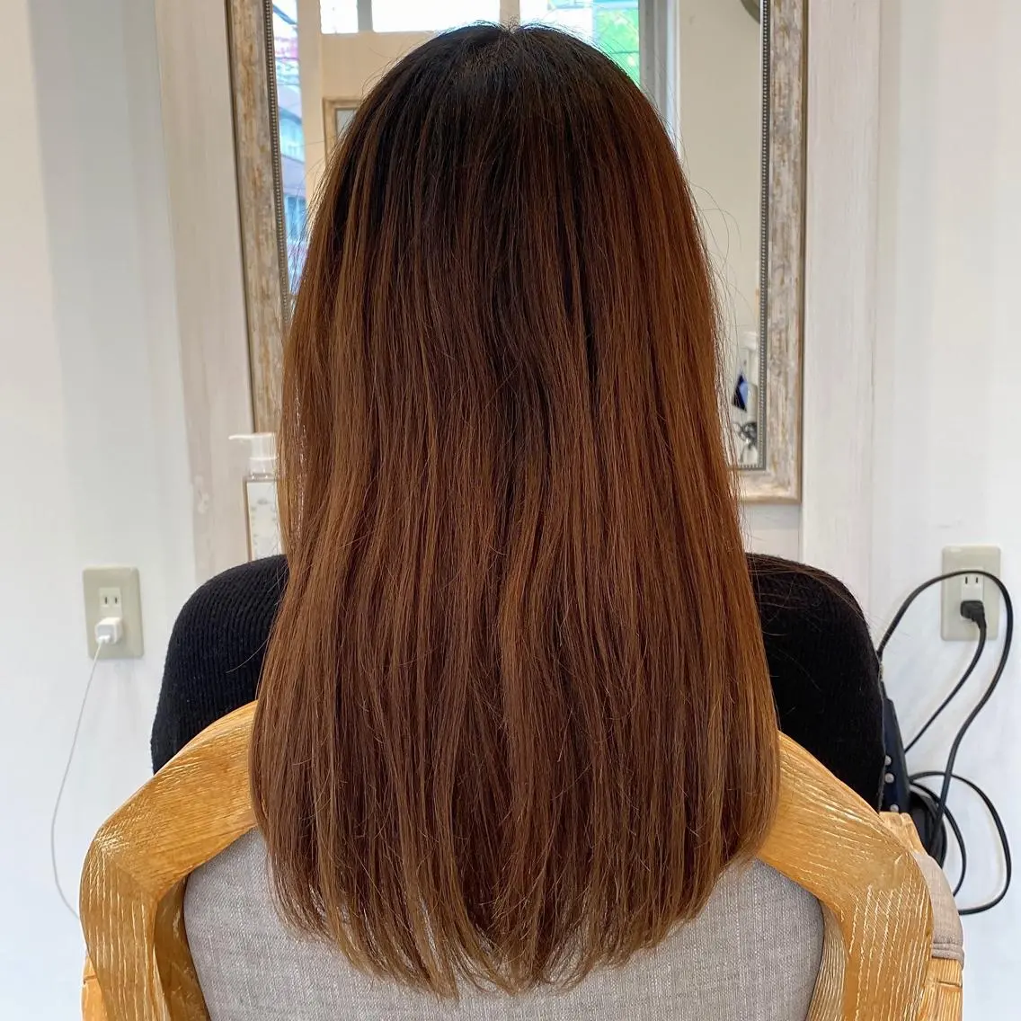 ロング カラー ブリーチ ケアブリーチ ダブルカラー グラデーションカラー ハイライトカラー カット ヘアカラー トリートメント ブリーチなし✨艶髪 カラー𓃲YAGIのヘアスタイル