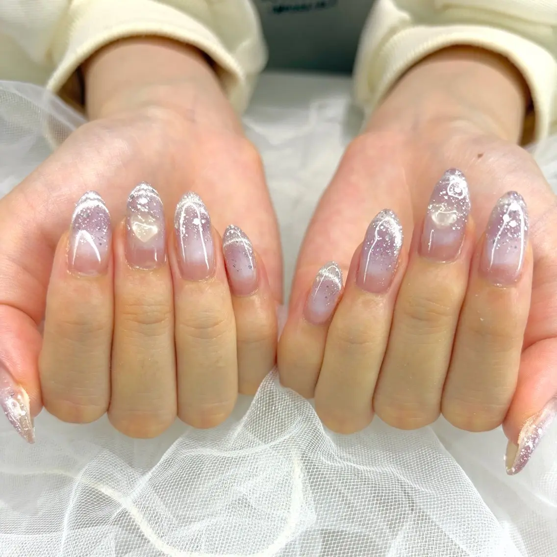 ネイル チークネイル フレンチネイル マグネットネイル ハンドネイル ちゃ～み～nail ひよりのネイルデザイン
