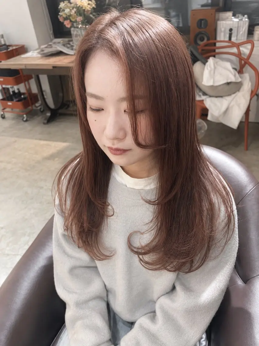 ロング レイヤーカット カット 🌀メンズパーマ🌀 平川海夢のヘアスタイル