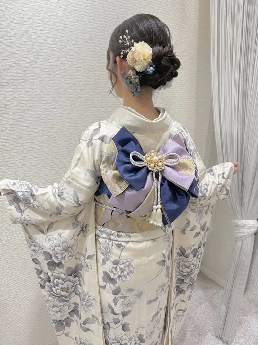 ヘアアレンジ 成人式 着付け HairMake YUKAのヘアスタイル