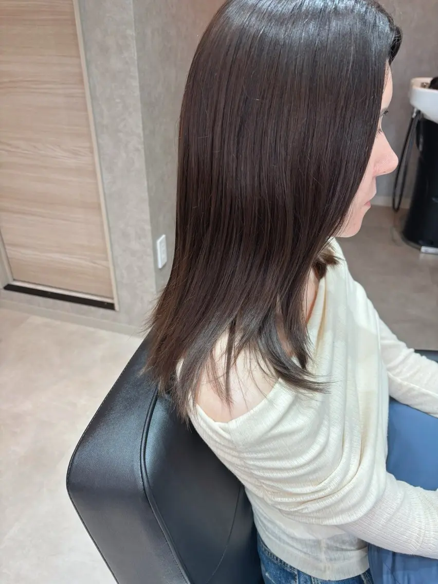 ミディアム ヘアカラー Mina Akiyamaのヘアスタイル