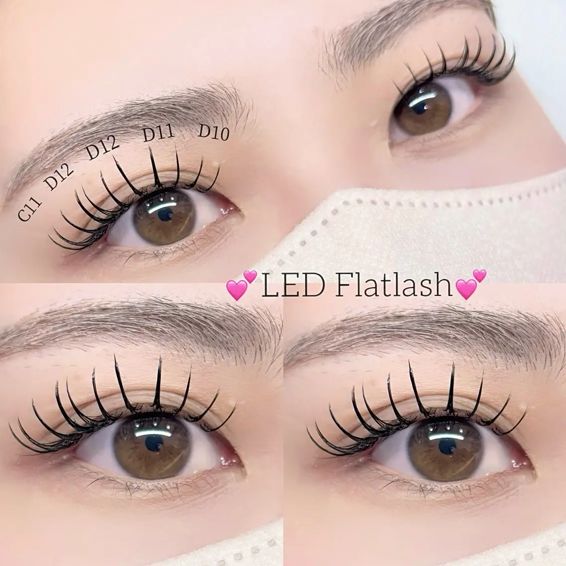 マツエク・マツパ フラットラッシュ Fericia 🎀ERIKAのマツエク・マツパデザイン