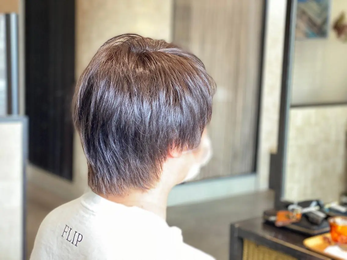 カラー メンズ 宮城 将大のヘアスタイル