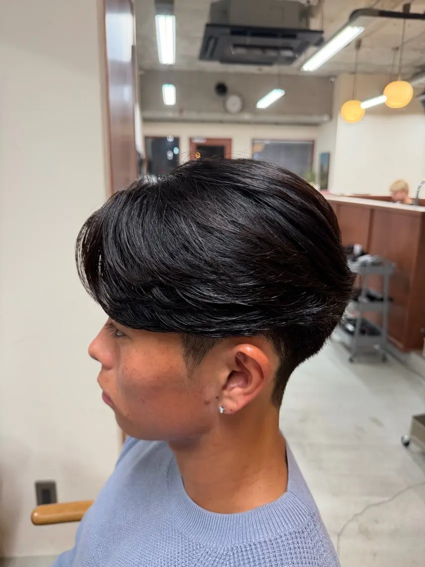 メンズ カット 縮毛矯正 縮毛矯正モデル募集中 SORAのヘアスタイル