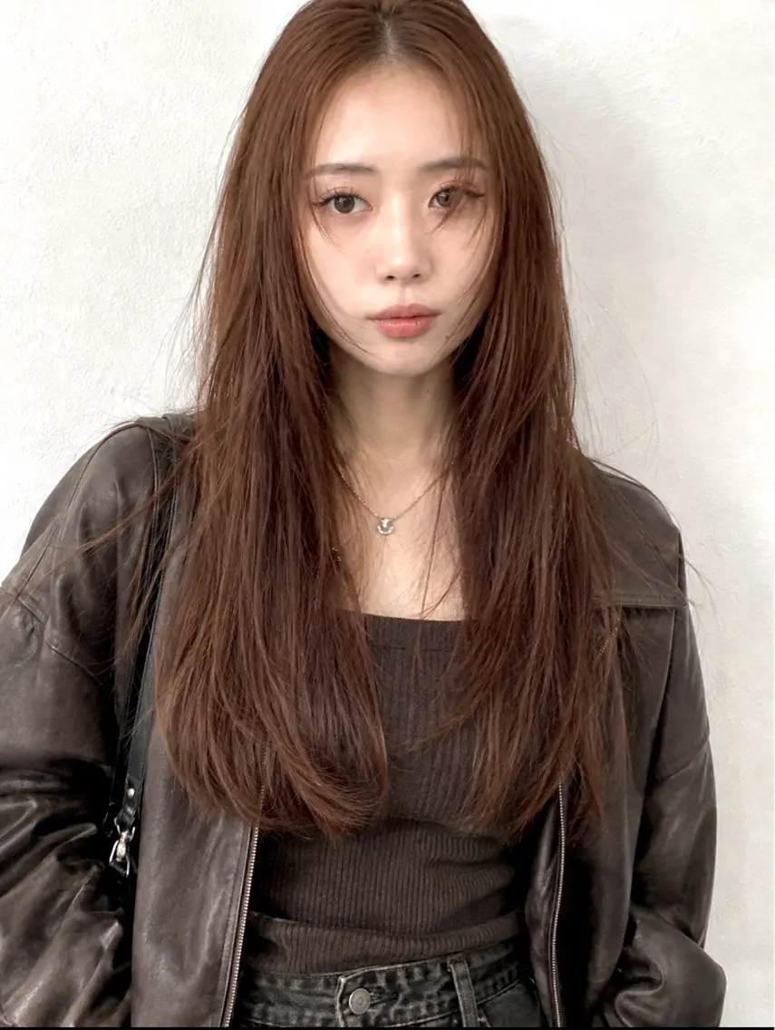 ロング カラー REMIパーマ・ ボブレイヤー・メンズのヘアスタイル