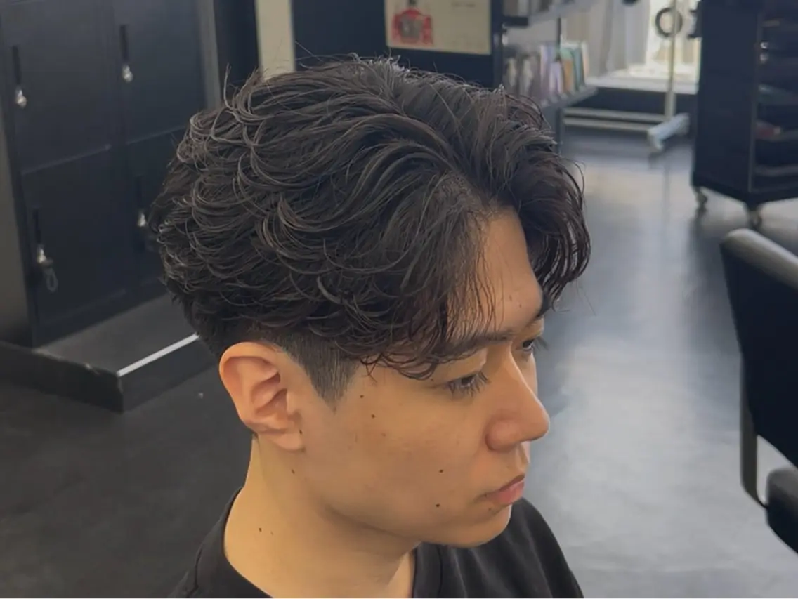 パーマ メンズ カット パーマ 🔥メンズパーマ特化 🔥¥7700/のヘアスタイル
