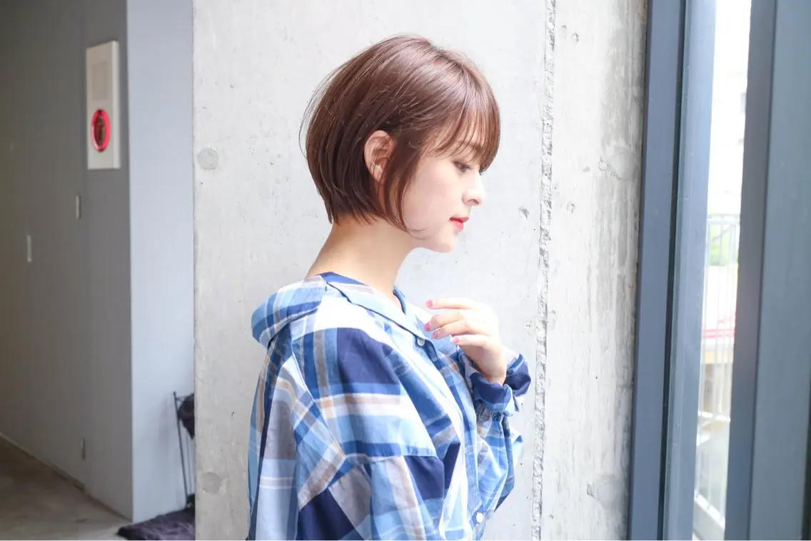 2️⃣カット+艶カラー+髪質改善UPTOGLOSSトリートメントの写真