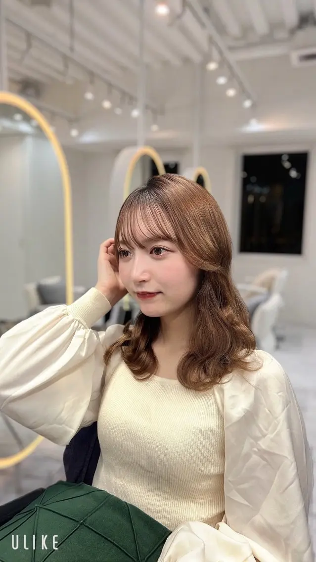 セミロング カラー 鈴木 悠大のヘアスタイル