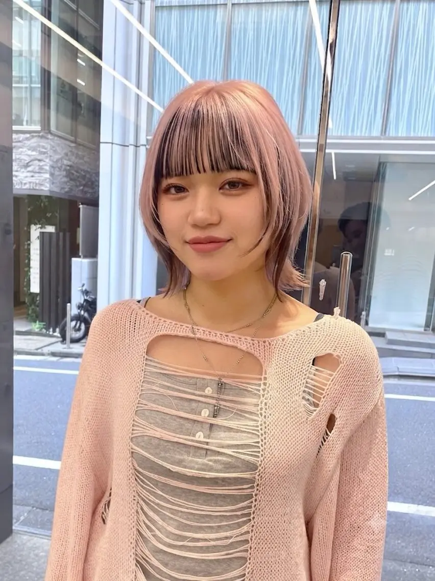 ショート カラー ヘアカラー トリートメント カット&髪質改善 TAIGAのヘアスタイル