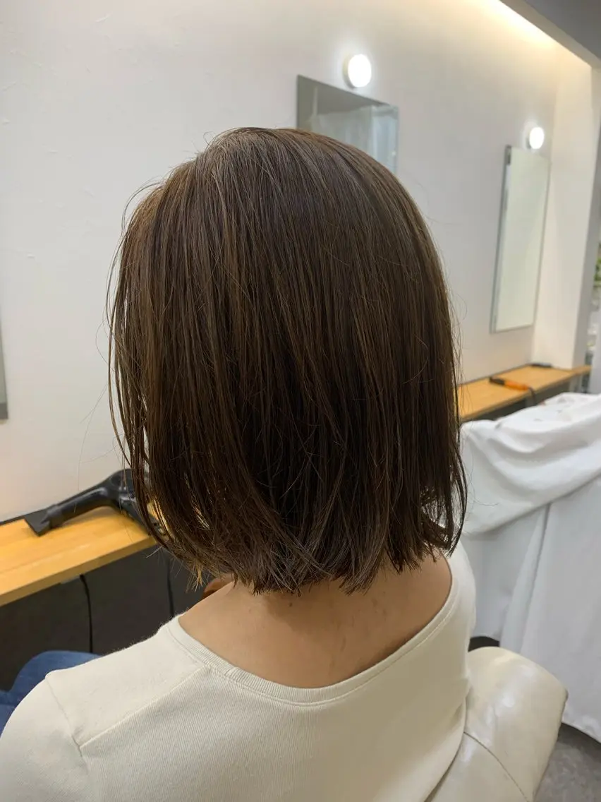 【レディース】💇透明感カラー&カット&クイックトリートメント💆♀️の写真