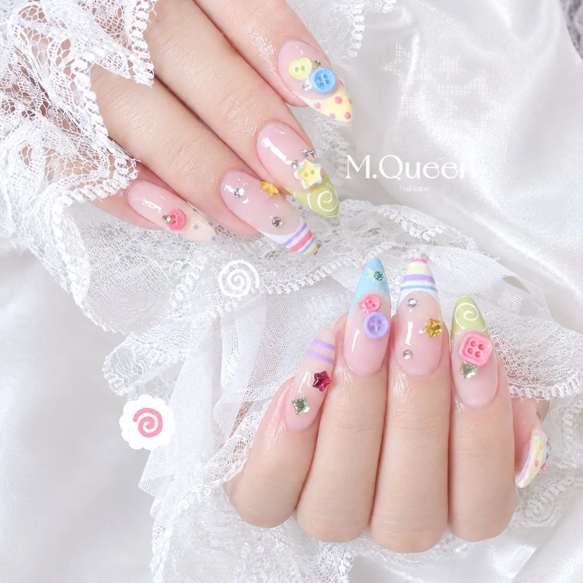 ネイル MQueen ネイルサロンのネイルデザイン