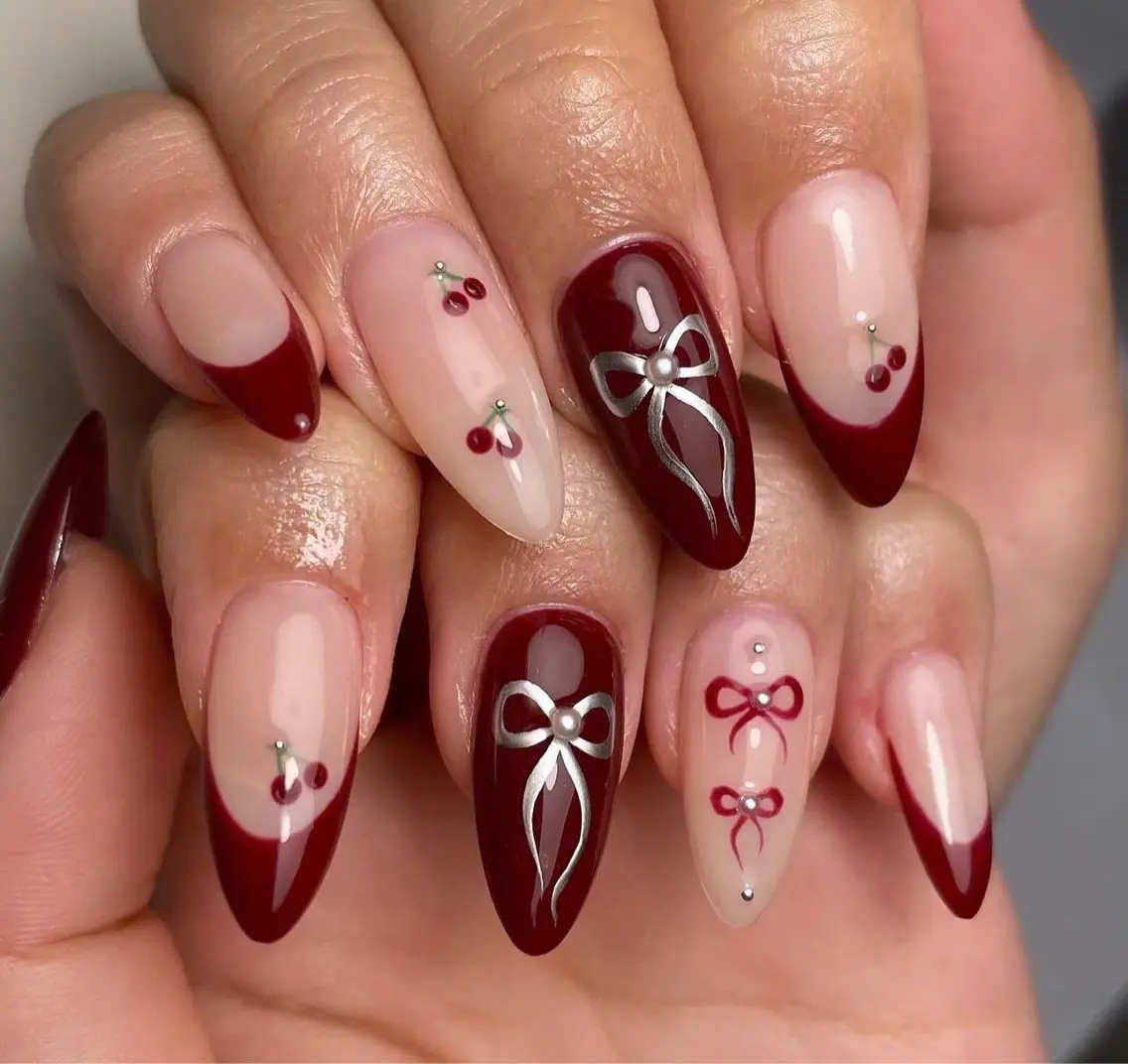 ネイル フレンチネイル ジェルネイル ハロウィン 韓国ネイル マグネットネイル ハンドネイル Hbaby nailのネイルデザイン