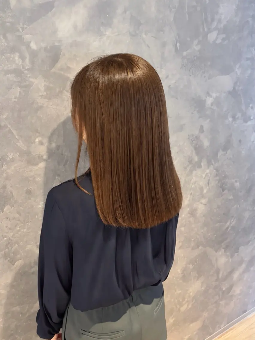 ミディアム ヘアカラー トリートメント 脱白髪染め白髪ぼかし TERA(寺崎)のヘアスタイル