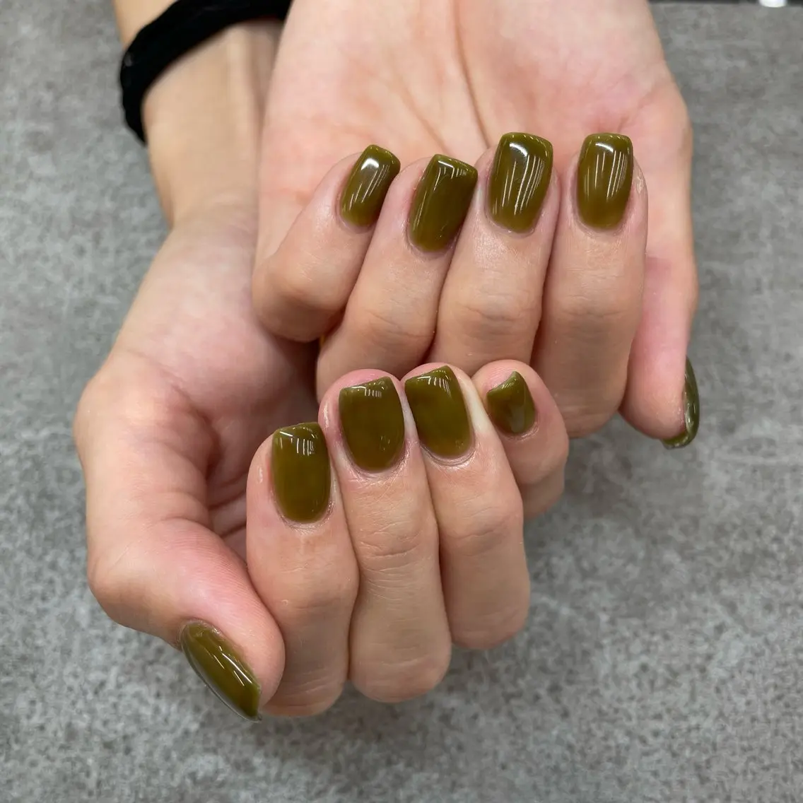 ネイル ワンカラーネイル MAXKELLY ANNAのネイルデザイン
