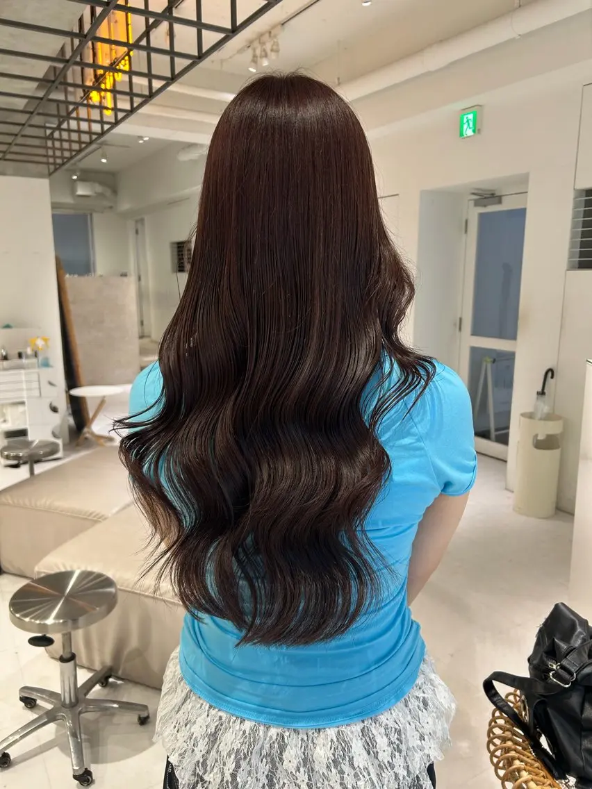 ロング ヘアカラー 透明感カラー✮*｡ﾟ ayunaのヘアスタイル