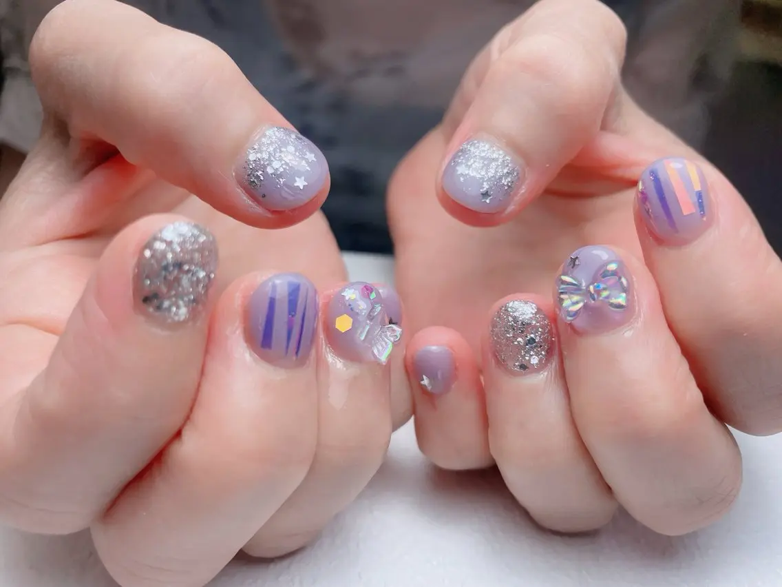 ネイル チークネイル 長さ出し フレンチネイル ジェルネイル 韓国ネイル 中野駅から2分 MEO NAILのネイルデザイン