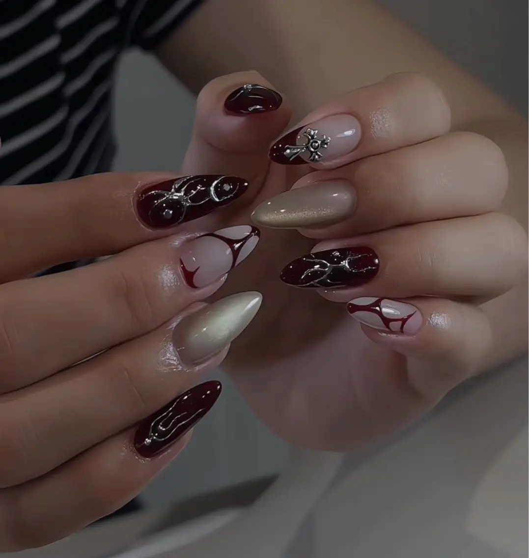 ネイル アートネイル フラワーネイル フレンチネイル ジェルネイル グラデーション Ryu Nail NekoChanのネイルデザイン