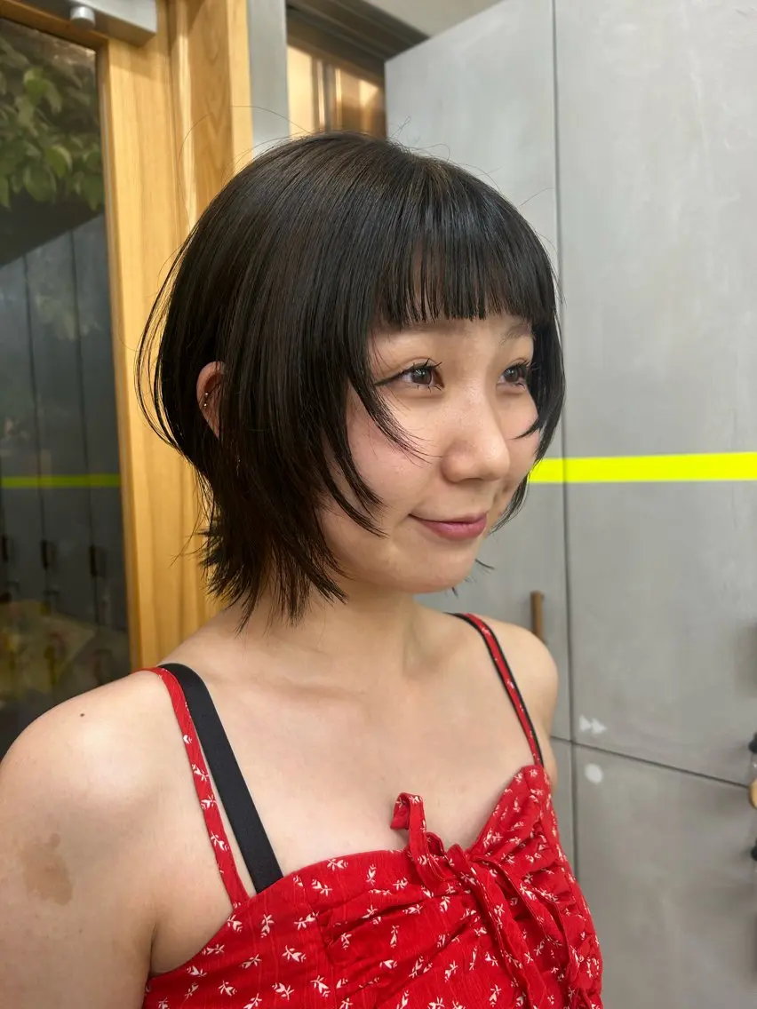 ショート ショートヘア ウルフカット 🌟カットモデル募集 ！酒井亜美のヘアスタイル