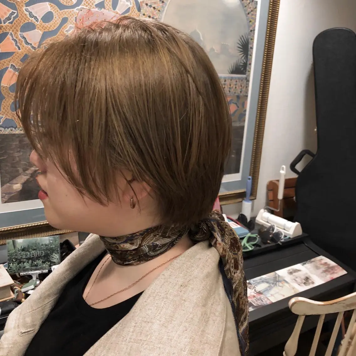 ショート カット ヘアカラー Moca 〰️のヘアスタイル