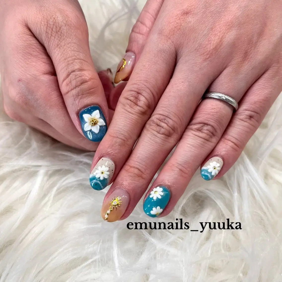 ネイル ジェルネイル EMU nails YUUKAのネイルデザイン