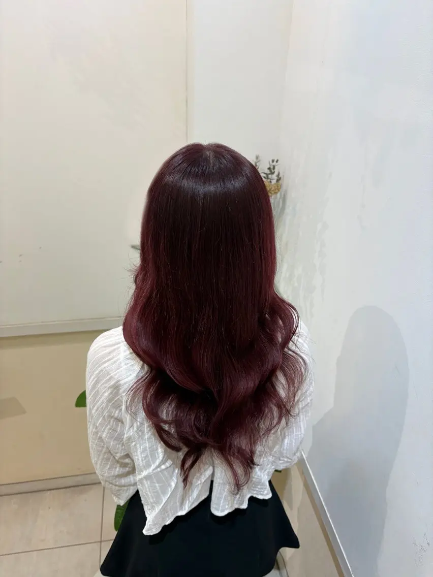 ロング ♡カラーモデル募集♡ 前畑 陽菜乃のヘアスタイル