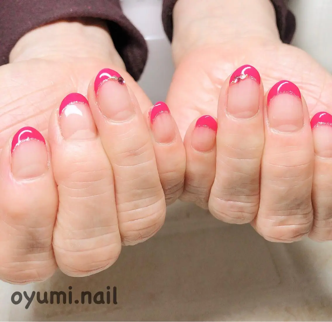ネイル フラワーネイル ジェルネイル グラデーション 韓国ネイル パラジェル ハンドネイル takanashi yumiのネイルデザイン