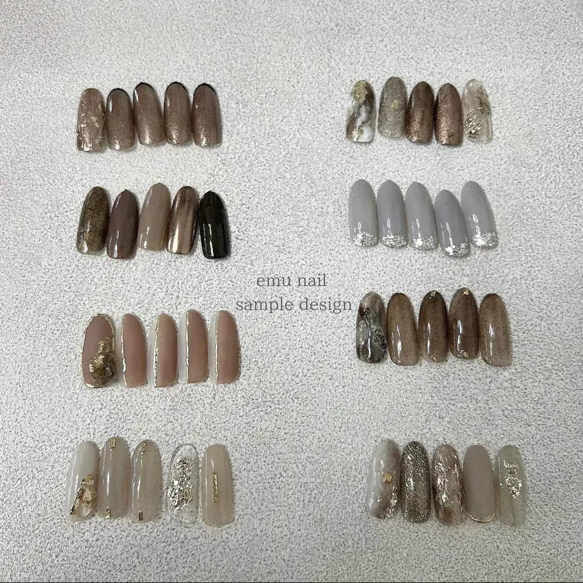 ネイル 冬ネイル emu nailのネイルデザイン