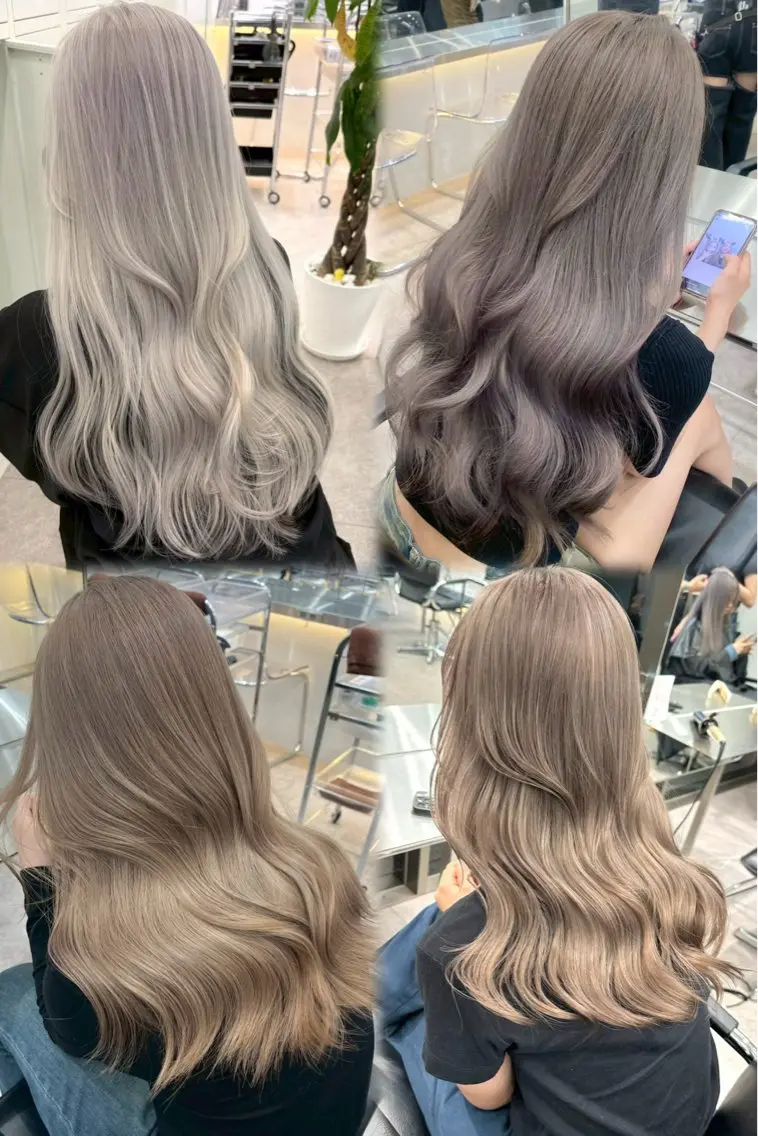 ロング ヘアカラー ヘーゼルブラウン🤎 ゆり🫧のヘアスタイル