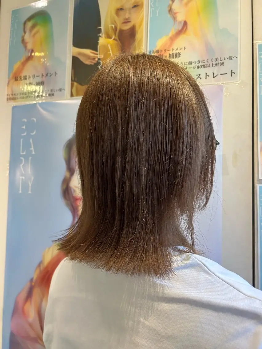 全頭ブリーチ➕ワンカラーの写真