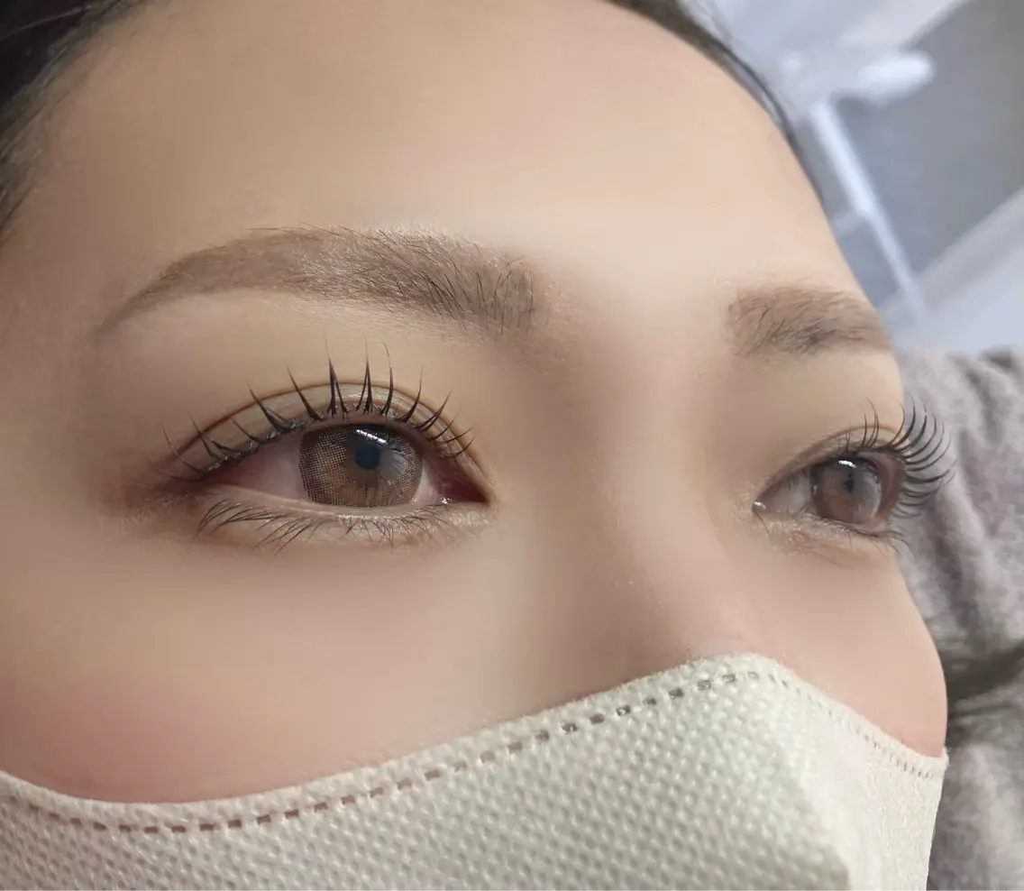 似合わせオーダーまつ毛パーマ✨濃厚美容液コーティング付き🌼の写真
