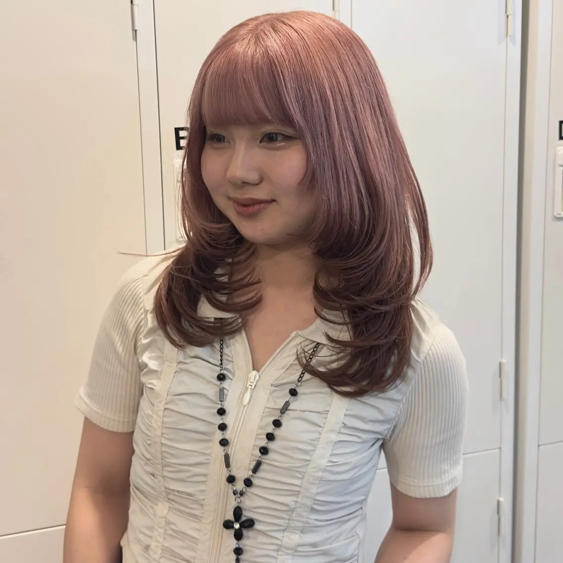 ミディアム カラー ヘアアレンジ ヘアカラー makoto / 韓国風ヘア🎀🪄︎のヘアスタイル