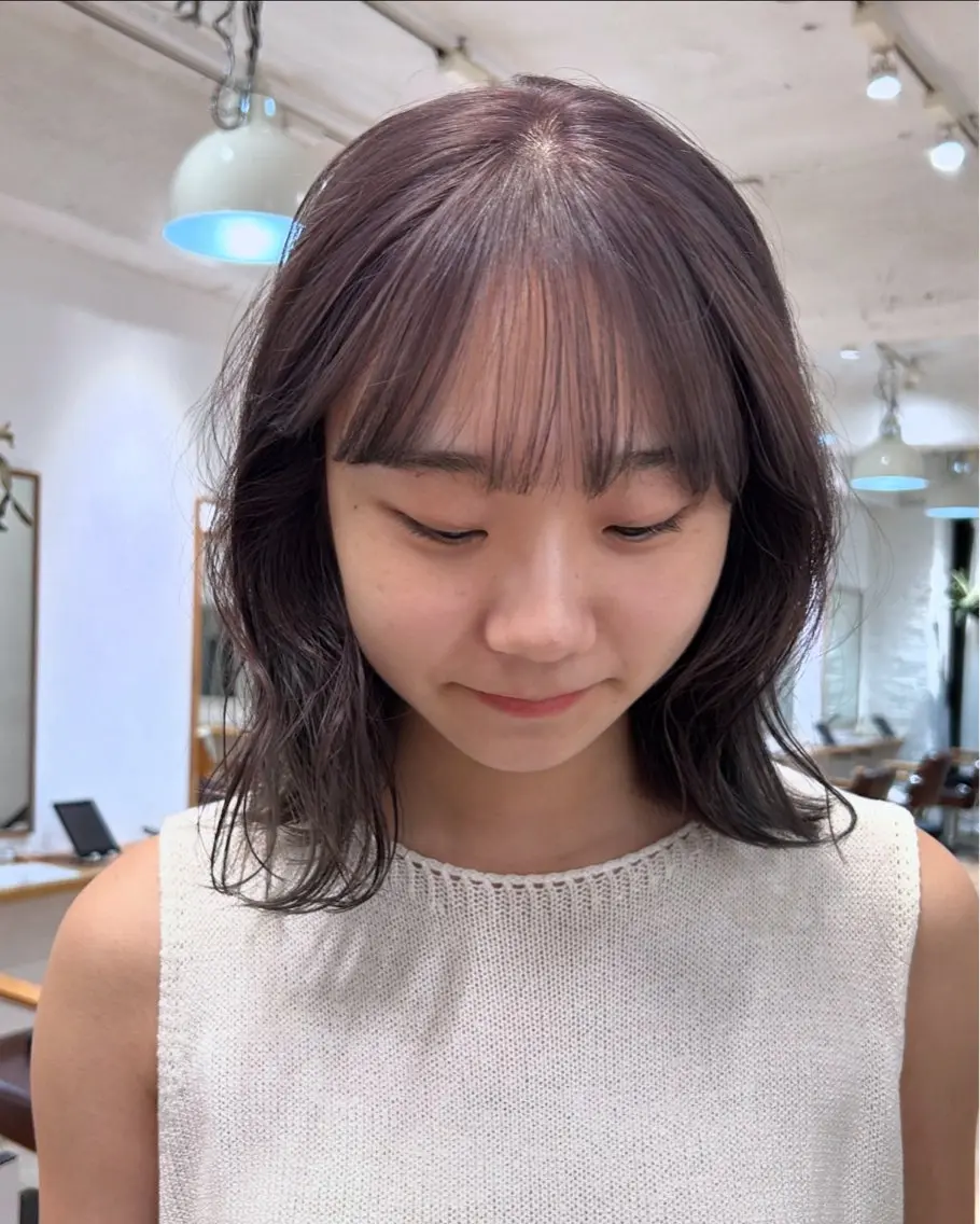 ミディアム カラー カット ヘアカラー トリートメント ❕マンツーマン施術❕ 🍊Moemiのヘアスタイル