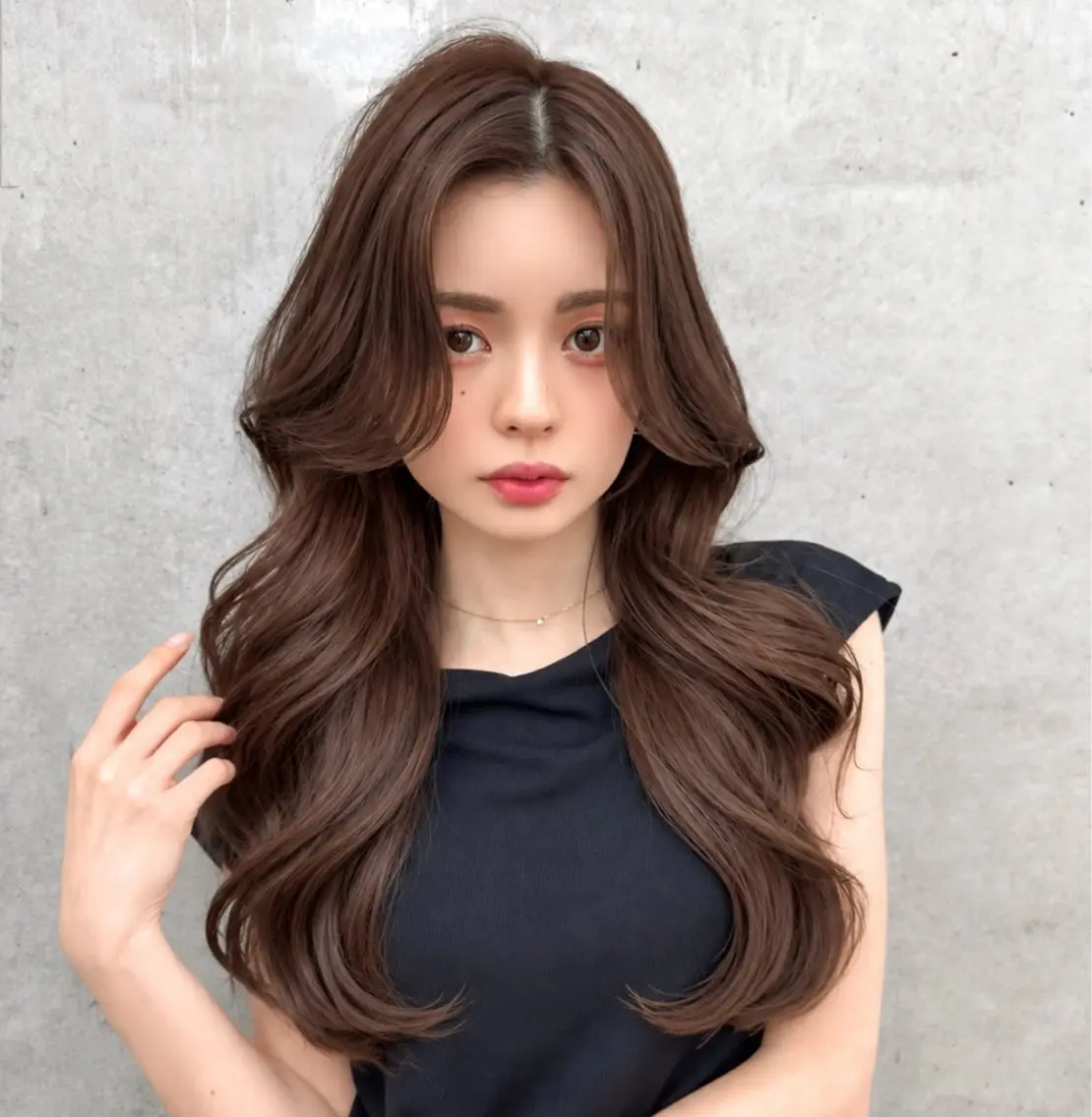 ロング カラー カット ヘアカラー トリートメント 韓国ヘア🇰🇷 レイヤー/芝春樹のヘアスタイル