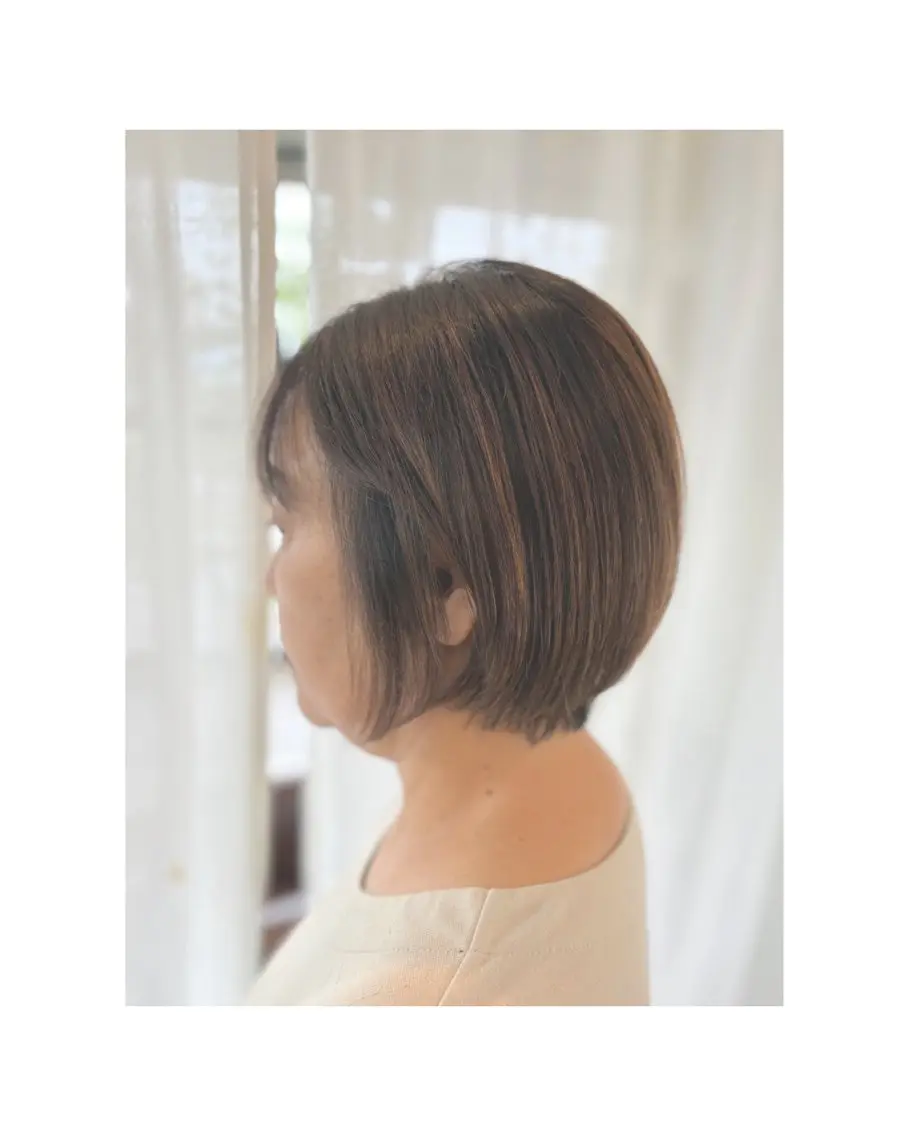ショート ショートボブ ボブ ショートヘア yuki/白髪ぼかし /ショート特化のヘアスタイル