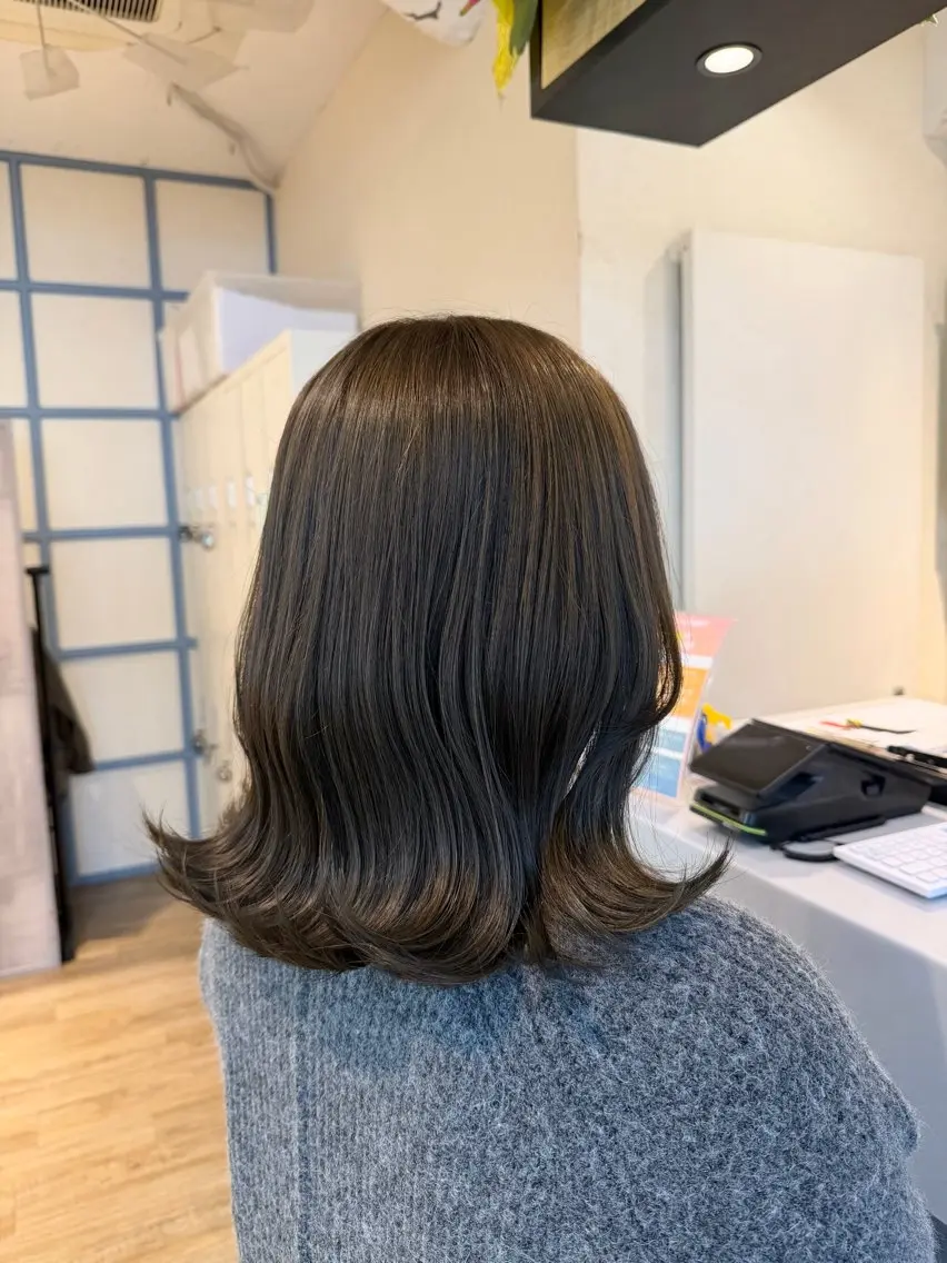 ミディアム カット ヘアカラー トリートメント N°jemica 🫧REIKA🫧のヘアスタイル