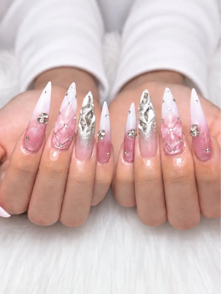 ネイル 韓国ネイル マグネットネイル 持ち込み ハンドネイル RINA Nailのネイルデザイン