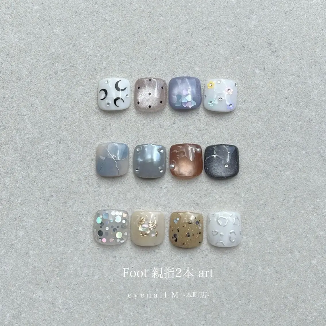 ネイル フットネイル eyenailm 🌼のネイルデザイン