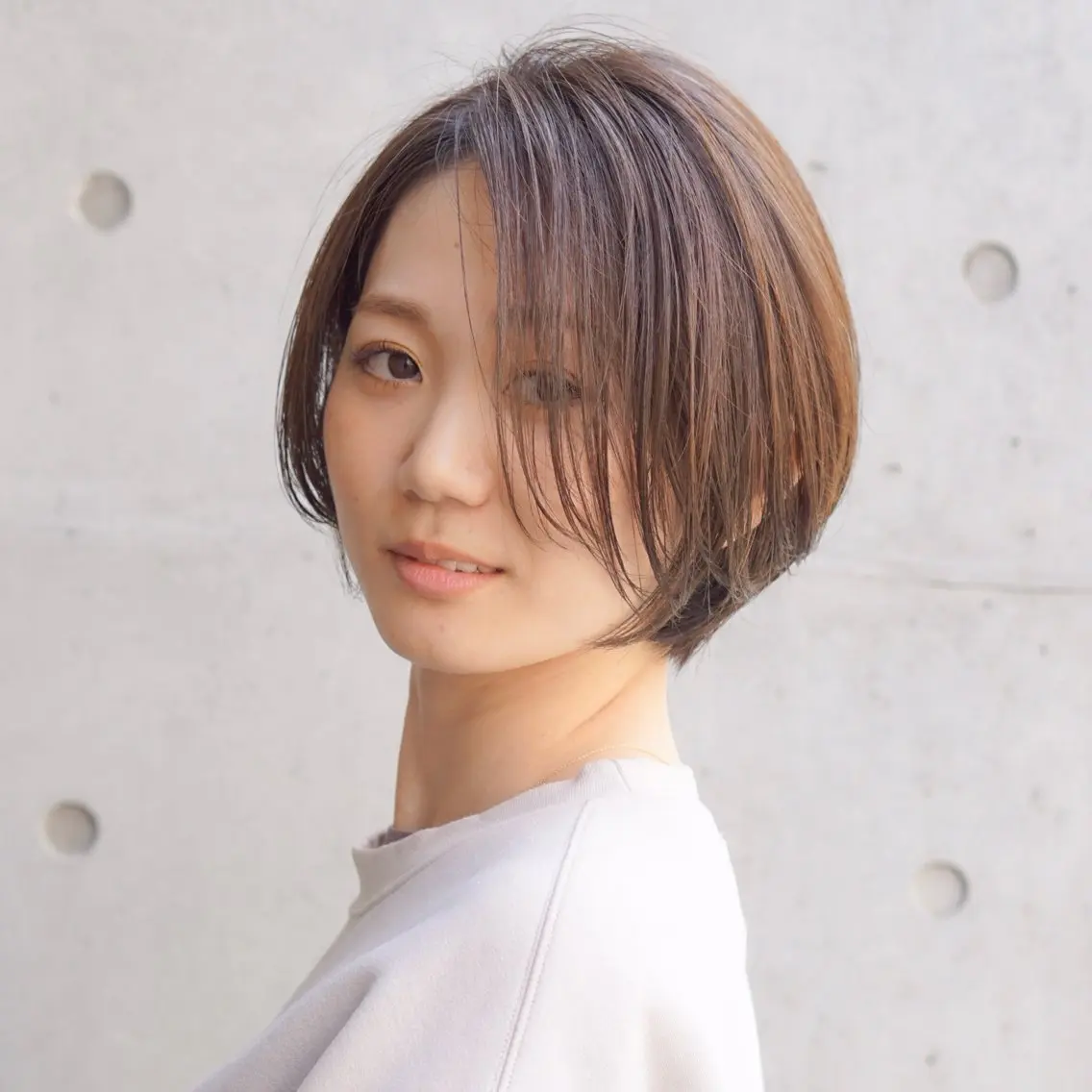 ショート ショートヘア カット ヘアカラー トリートメント 池田識之 髪質改善のヘアスタイル