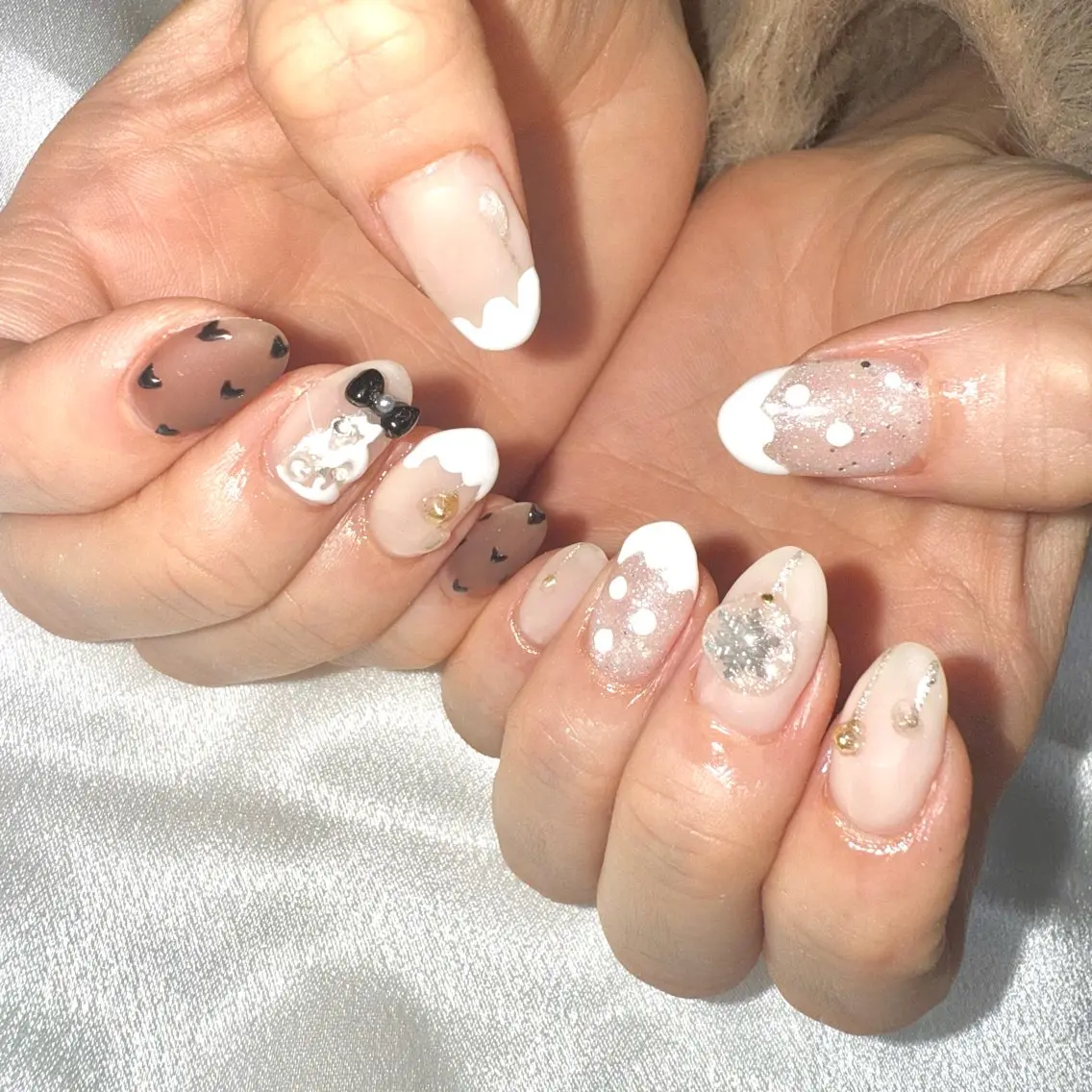 ネイル 冬ネイル クリスマス ハンドネイル ★Rinail... .のネイルデザイン