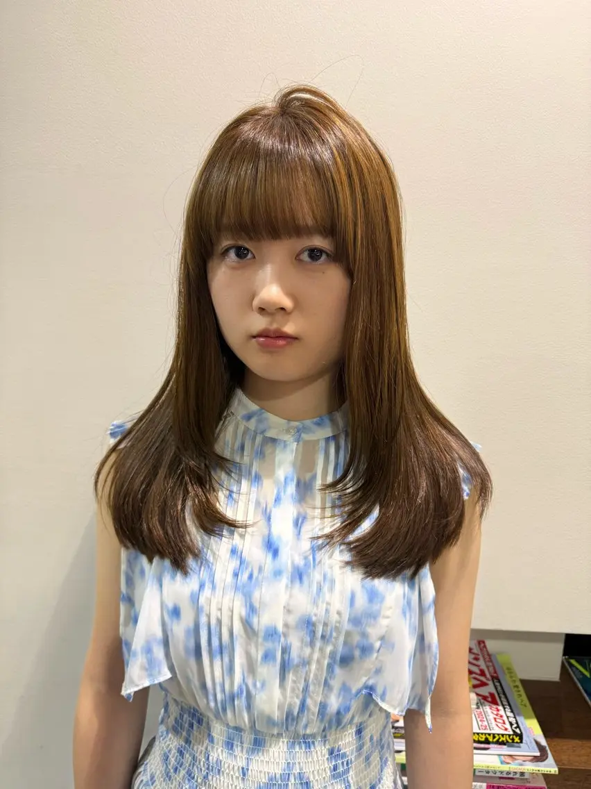 セミロング sakura カットモデル募集💖のヘアスタイル